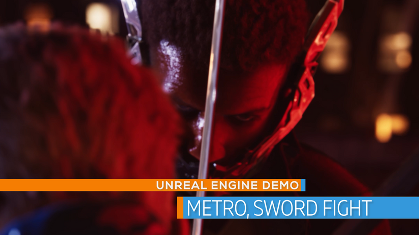 UE5 Demo: Metro, Sword Fight